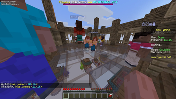 Hypixel with miniature shader