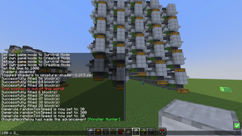 Creative mode with axiom
