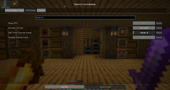 FPS Panel config