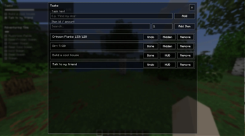 Add tasks to track