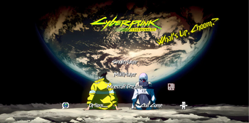 Menu screenshot