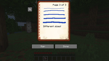 Different pencil sizes