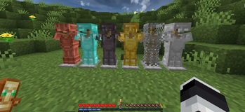 Clean armor types