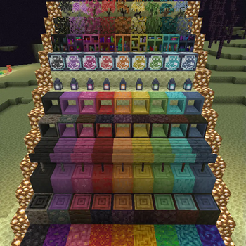 Here you can see Dark, Infusorial, Budding, Redleaf, Fire, Shining, Serene, Scab and Indigo Blocks