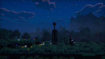 Kenny in the Moonlit Forest