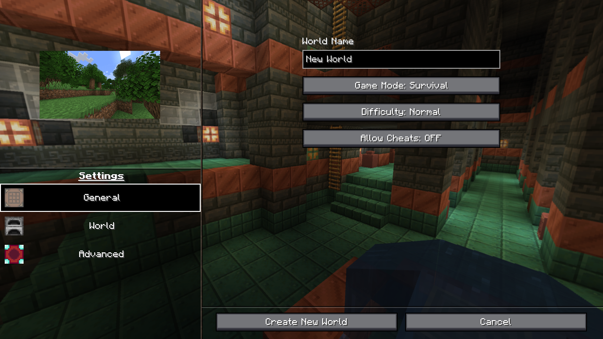 Screenshot modpacku Bedrock Edition (2/3)