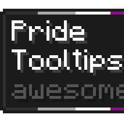 Asexual Pride Flag Tooltip (Frame-only 4-Color)
