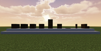 Dark oak showcase