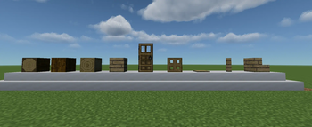 Oak showcase