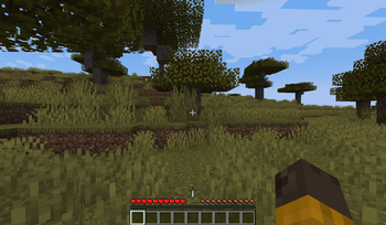 The HUD when in combat