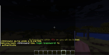 Message from /login