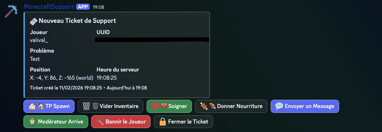 Private Ticket
