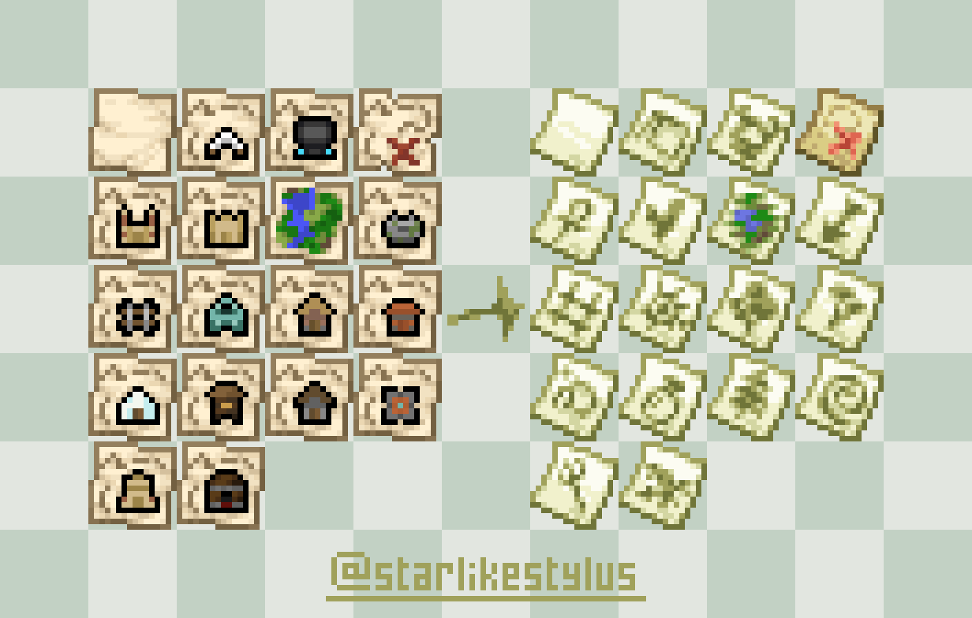 A showcase of the new textures.