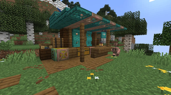 Bucket's Bluer Warped Wood