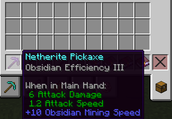 Example on Pickaxe