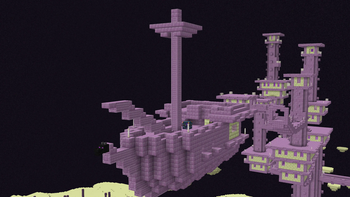 Ender Ship with Vault Exterior