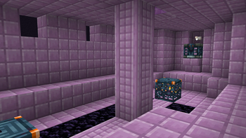 Ender Ship with Trial Spawners and Regular Vault