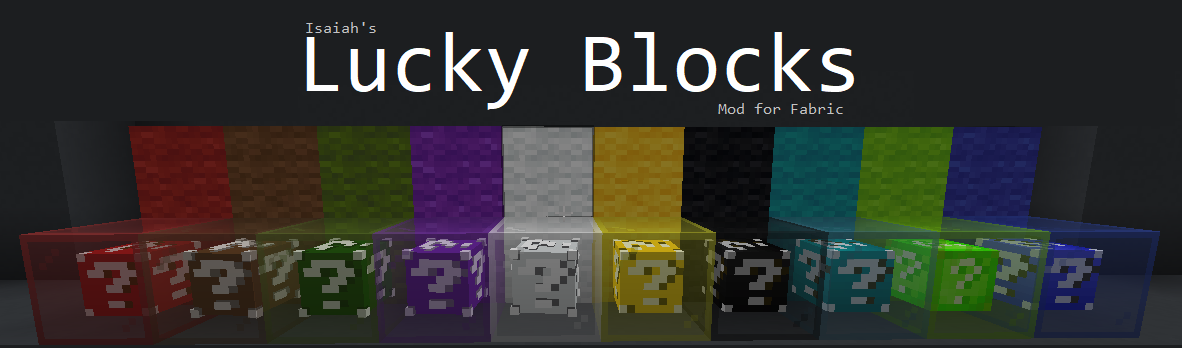 Forge's Lucky Block Minecraft Addon