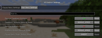 Config Menu