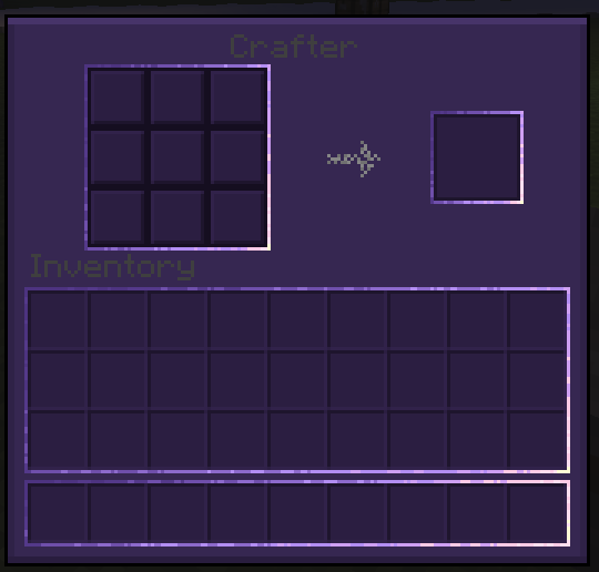 Crafter Inventory