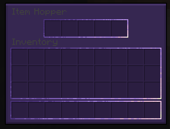 Item hopper Inventory