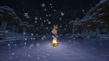 Lonely campfire.