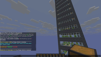 Message displayed upon loading into the world after install.
