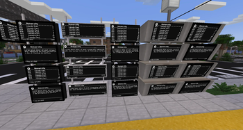 Displays and combinations
