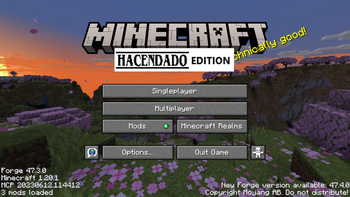 Title screen