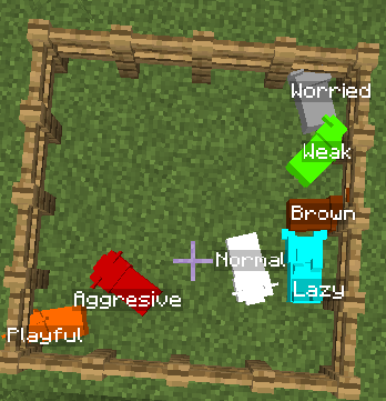 all baby pandas with their unique colors