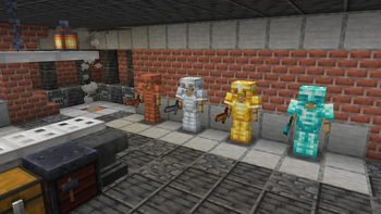 Reshaded armor with a shiny new look!