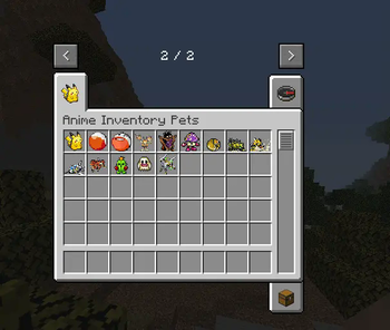 All anime pets in mod