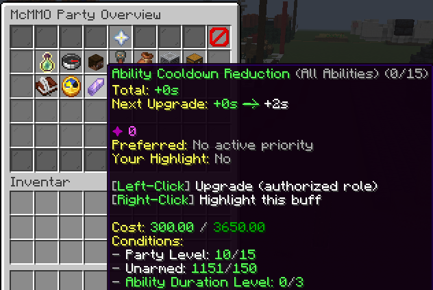 Buff Upgrade Example