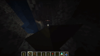Inside the cave, they used bows and arrows to shoot out torches.