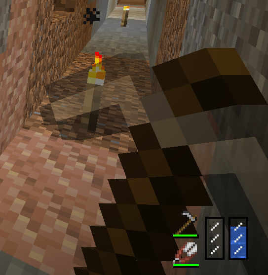 transparent Quartz Pickaxe