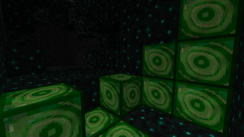 Malachite generated in Deep Dark biome