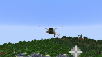 While gliding