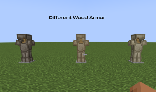 Different Wood Armor