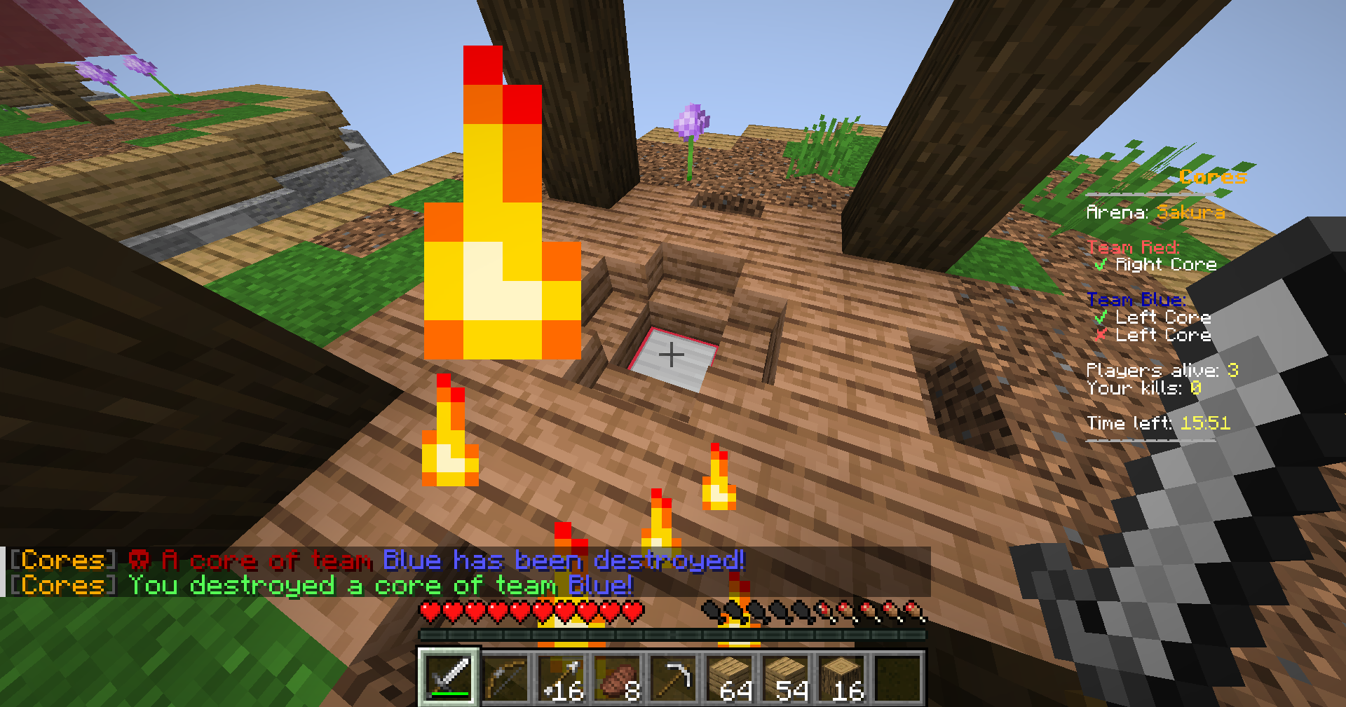 Core destroyed