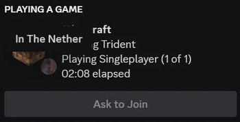 Singleplayer (Nether) Presence Preview