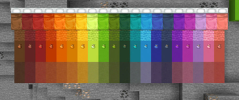 All non-grayscale dyes