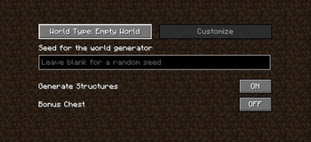 Empty World Generator