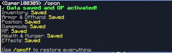 Op On Command Message