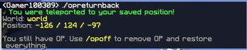 Op Returnback Command Message