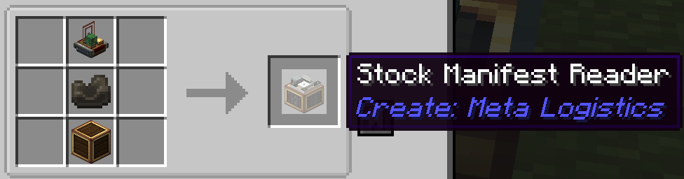 Stock Manifest Reader recipe