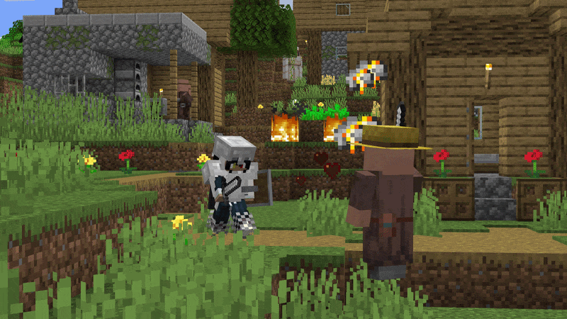 Villagers retaliating!