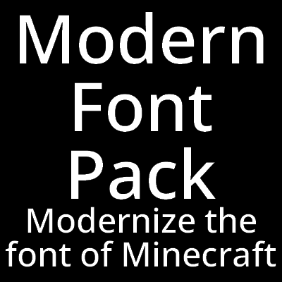 Modern Font Pack