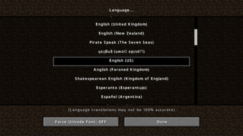 Language Selection (1)