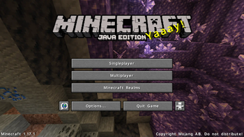 1.17.1 Title Screen