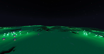 A Screenshot of Monoshrum Dimension in Night Time.